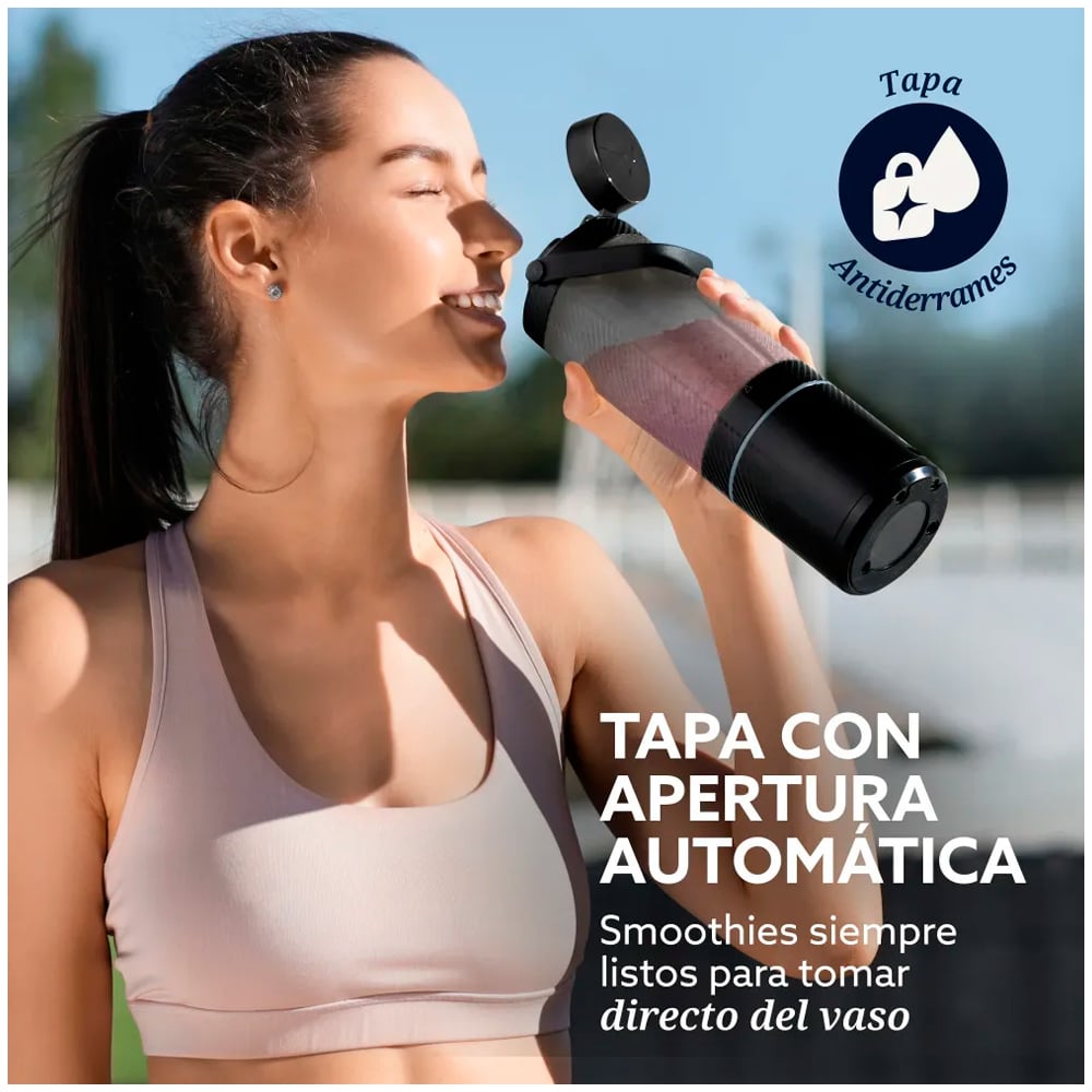 LICUADORA PORTÁTIL RECARGABLE USB GOMAX BLSTGFP-B20 OSTER 500 ML - 5