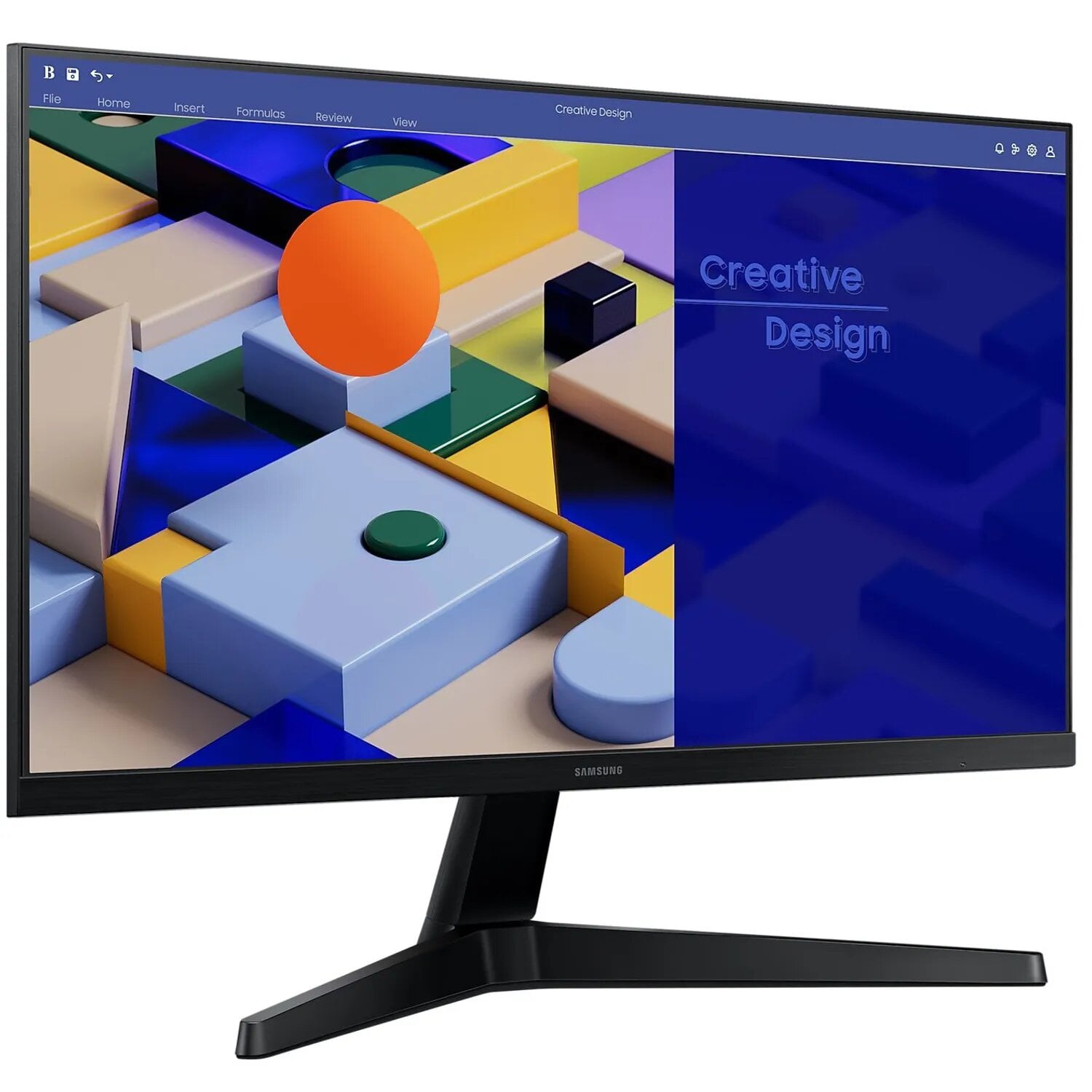 MONITOR SAMSUNG 27 LS27C310EALXPE IPS FULL HD 75HZ HDMI VGA - 1