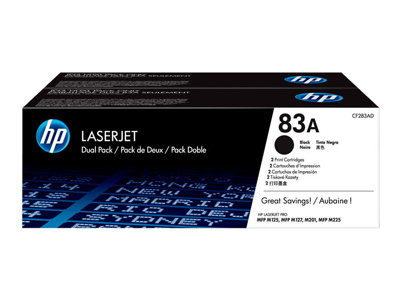 TÓNER HP CF283AD P/ LJ MFP M127F NEGRO PAQUETE X2 - 1