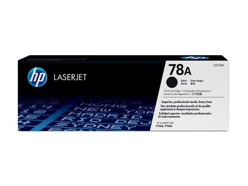 TONER HP CE278A 78A LJ P1606 NEGRO 2100PG - 1