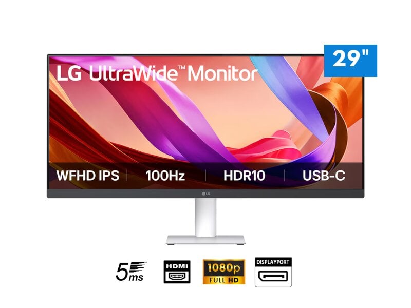 MONITOR LG ULTRAWIDE 29U531A-W 29 WFHD IPS 100HZ HDMI/DP/ HDR10 USB-C - 1