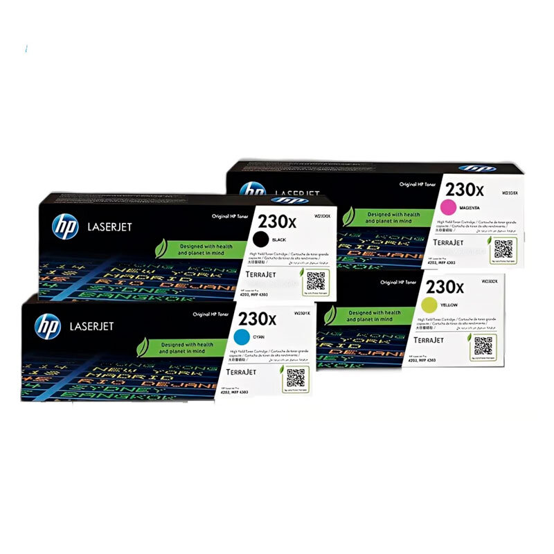 KIT DE TÓNER HP 230X 4 COLORES MAGENTA YELLOW CYAN BLACK - 3