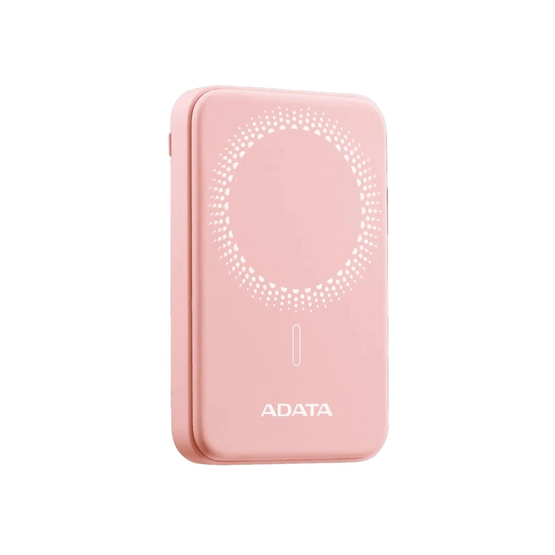 BATERÍA EXTERNA PORTÁTIL ADATA PR050 5000 MAH MAGNÉTICA ROSA - 3