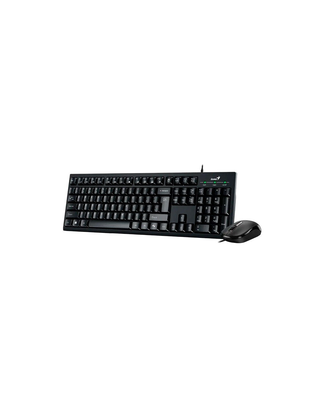 TECLADO GENIUS + MOUSE KM-100SE AI COPILOT USB SP BLACK - 3