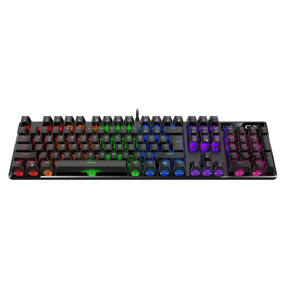 TECLADO GENIUS GX SCORPION K12 GAMING RGB LED MECHANICAL USB AI BROWN SWITCH BLACK - 3