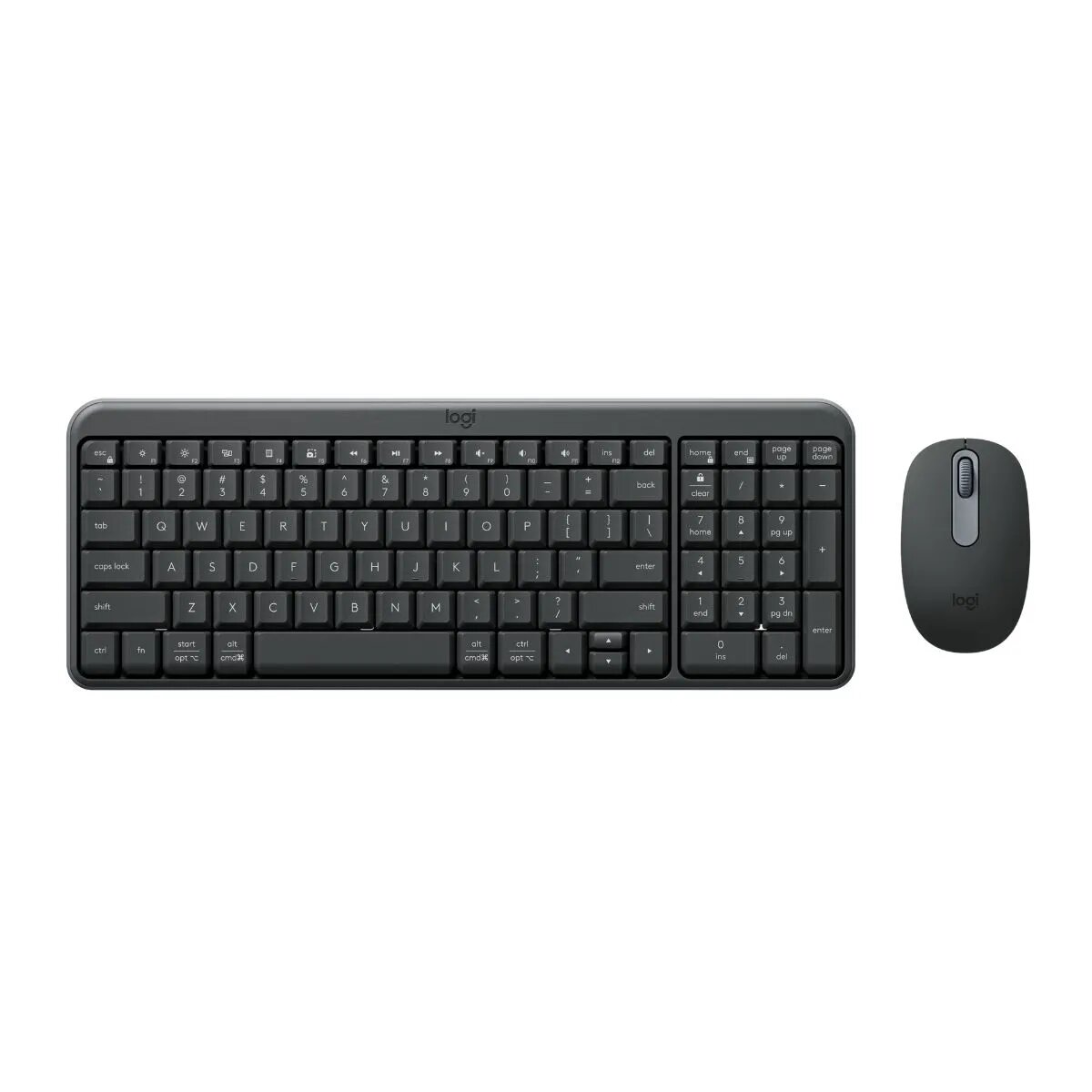 TECLADO LOGITECH + MOUSE MK250 BLUETOOTH SP BLACK - 1
