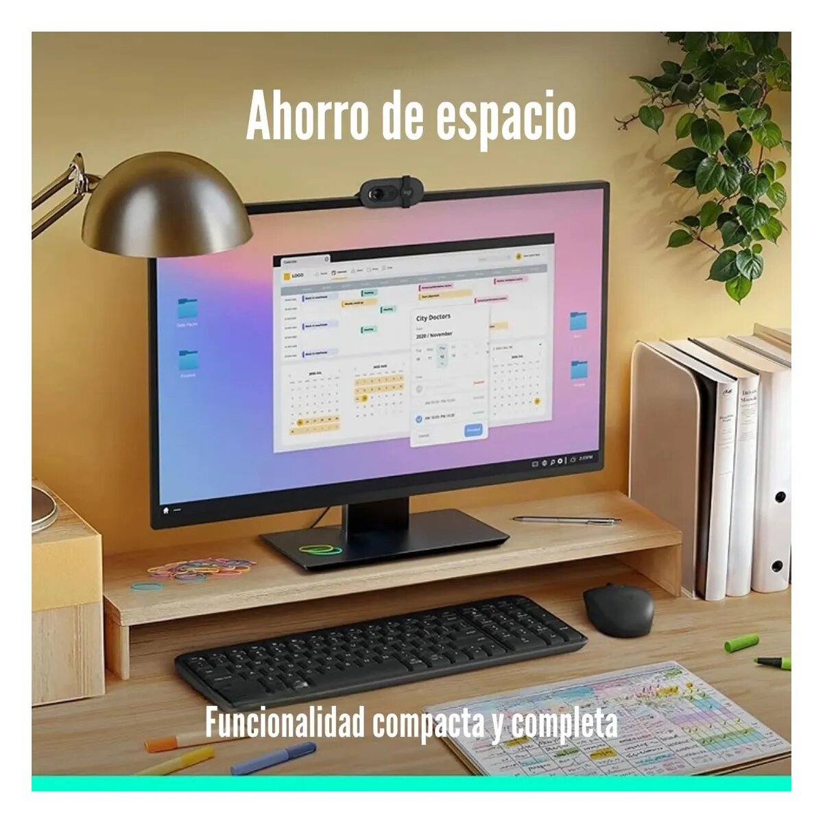 TECLADO LOGITECH + MOUSE MK250 BLUETOOTH SP BLACK - 3