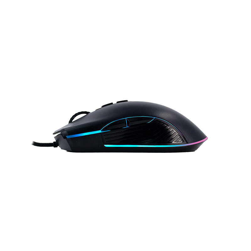 MOUSE GAMER TEROS TE-1233G, DPI HASTA 7200, RGB,7 BOTONES, USB, NEGRO - 4