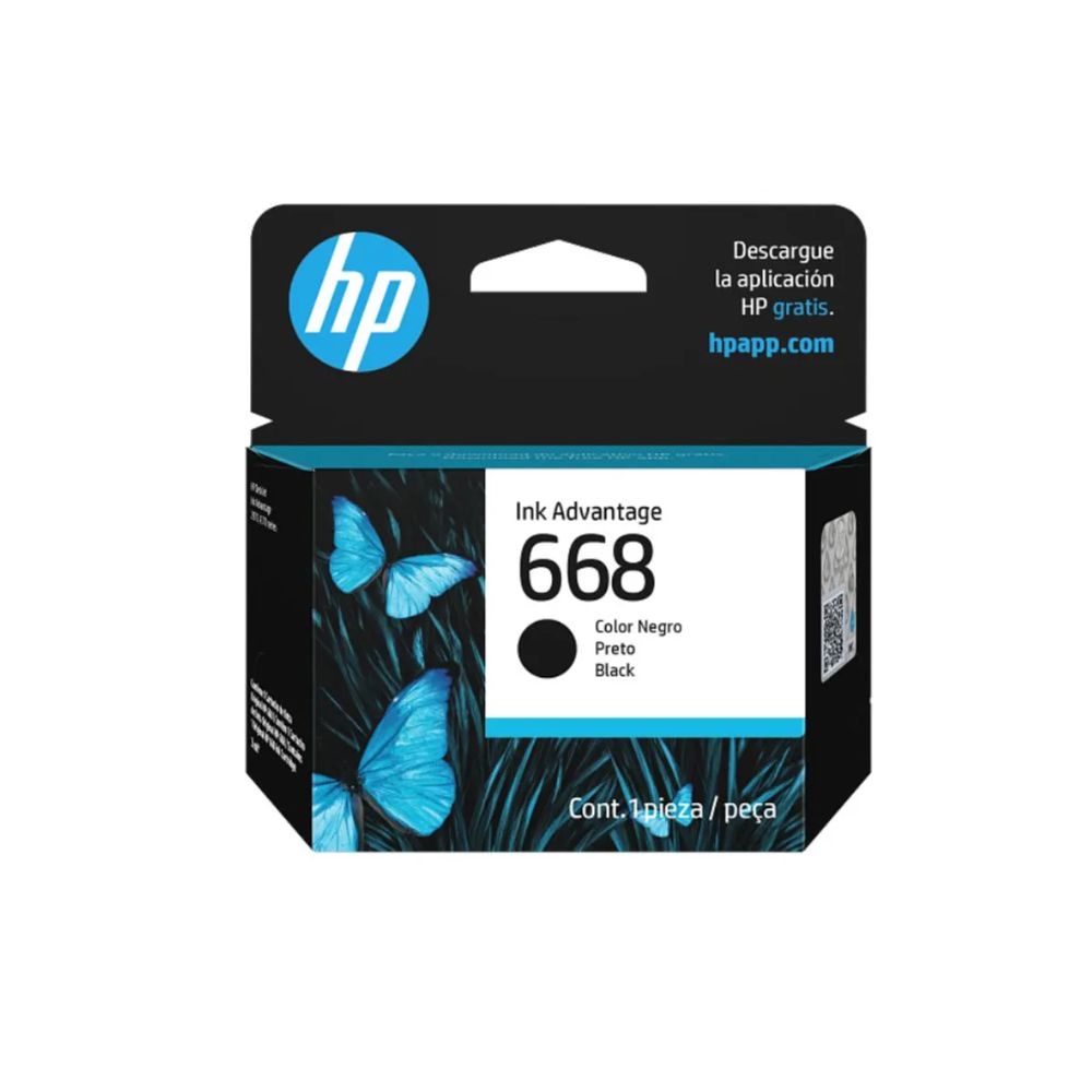 TINTA HP 668 NEGRO 7FP37VL PARA DJ 2975 / 4375 - 1