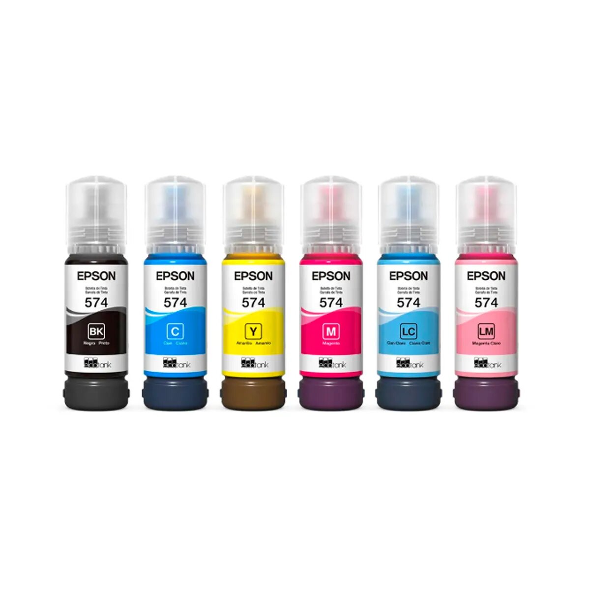 KIT TINTA EPSON T574 PARA L8050 L18050 - 1