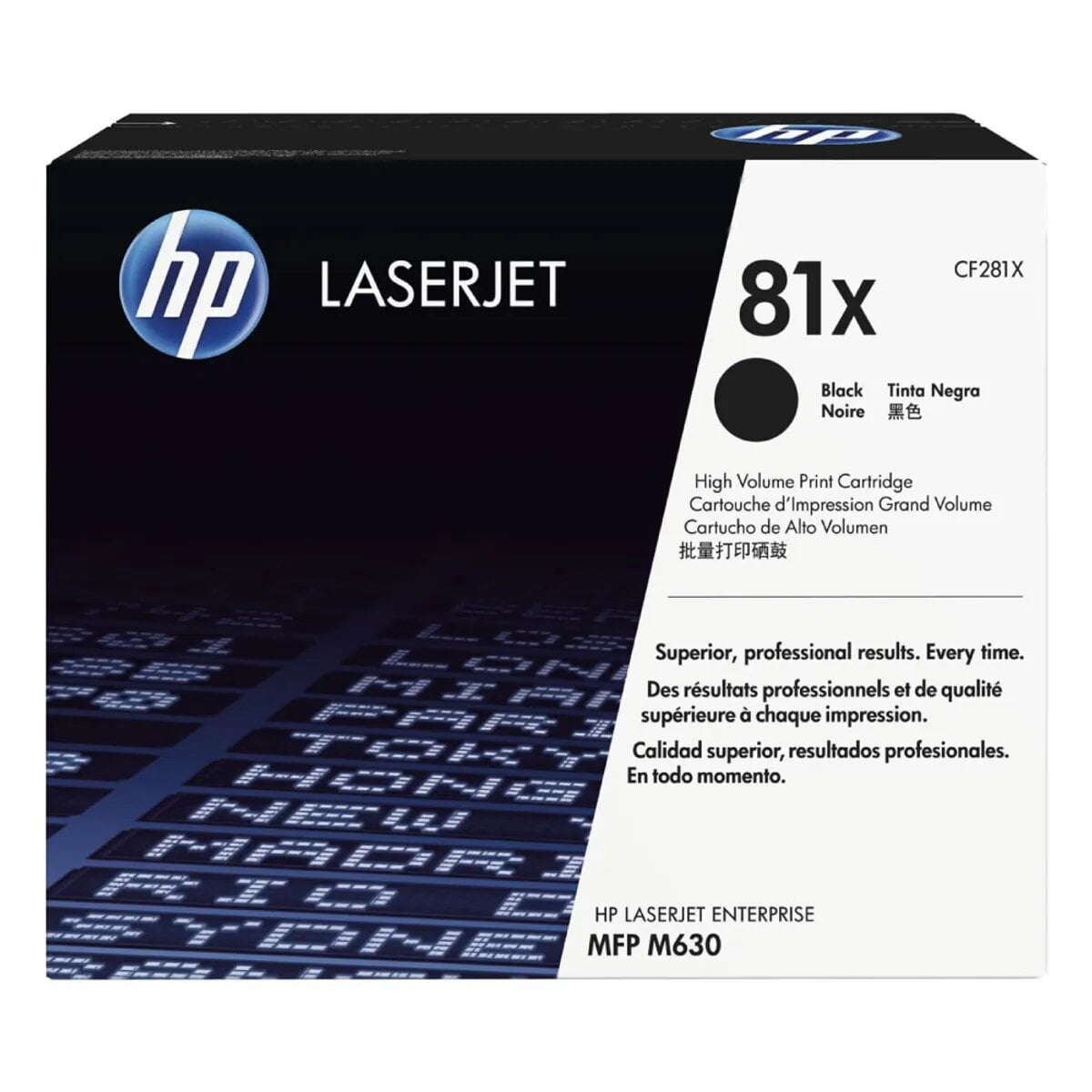 TONER HP 81X CF281X MFP M630M604N NEGRO 25K PAG - 1