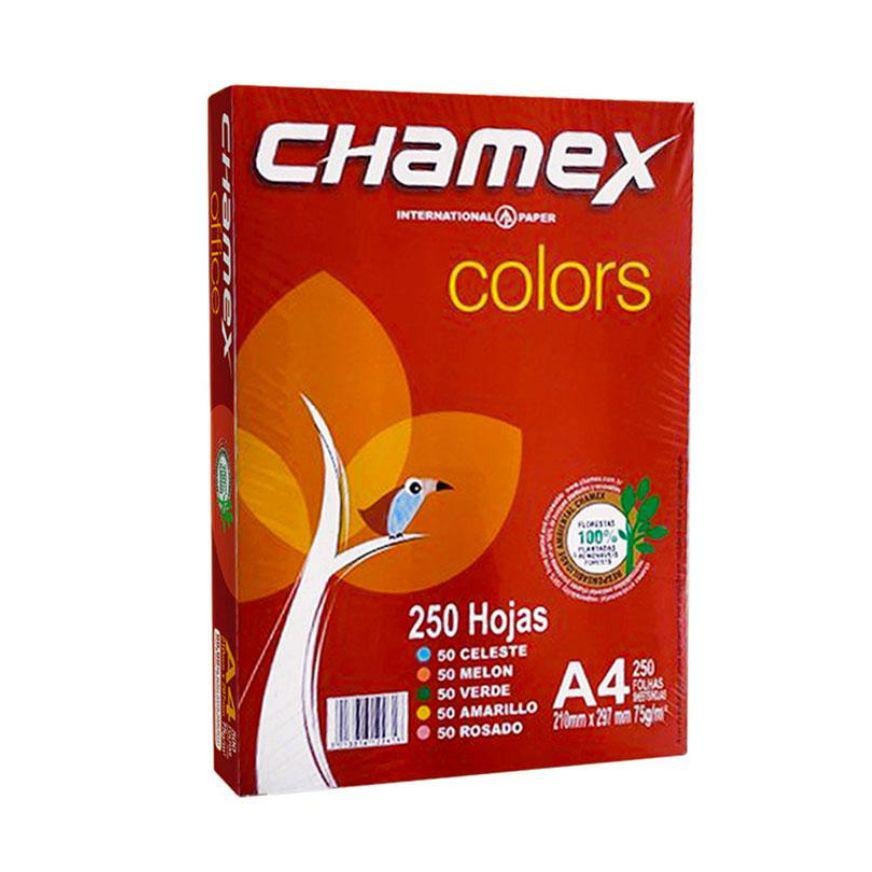 PAPEL FOTOCOPIA A4 75 G COLORES SURTIDOS PAQUETE X 250 HOJAS - 1