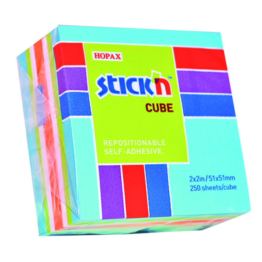 NOTAS ADHESIVAS STICK'N NOTES 21535 51 X 51 MM 250 HOJAS SURTIDO - 1