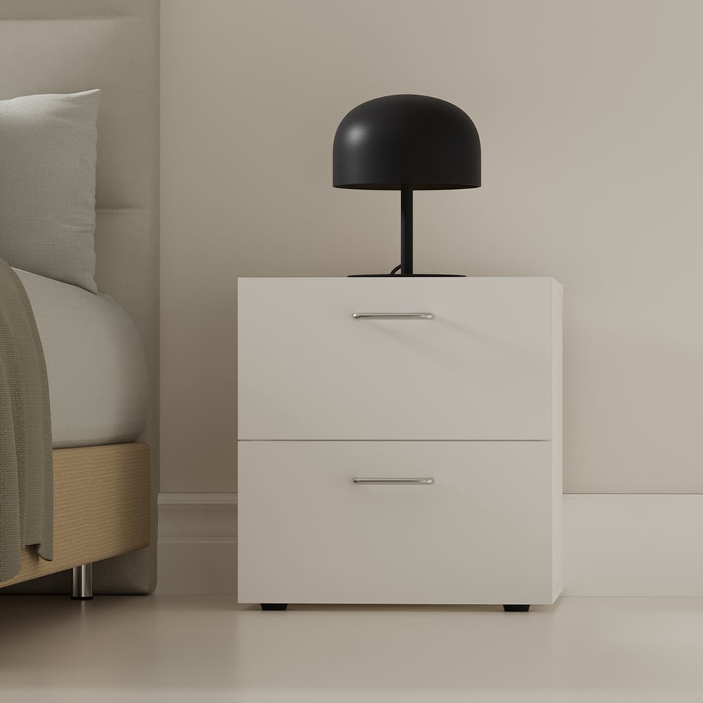 MESA DE NOCHE - SOLAR WHITE - 1