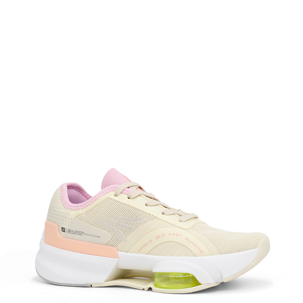 ZAPATILLAS RUNNING MUJER APOLO AD23-48 BEIGE - 1
