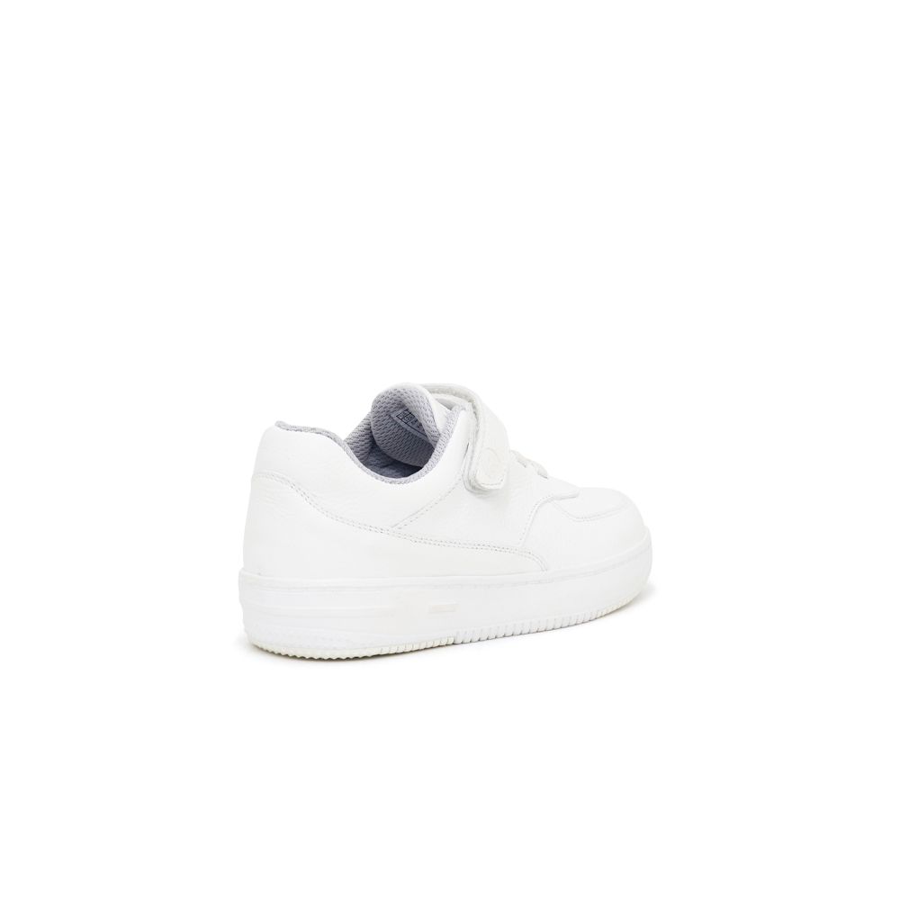 ZAPATILLAS ESCOLARES UNISEX PAR&SS URBANAS BLANCO CUERO JA24-CG818N - 3