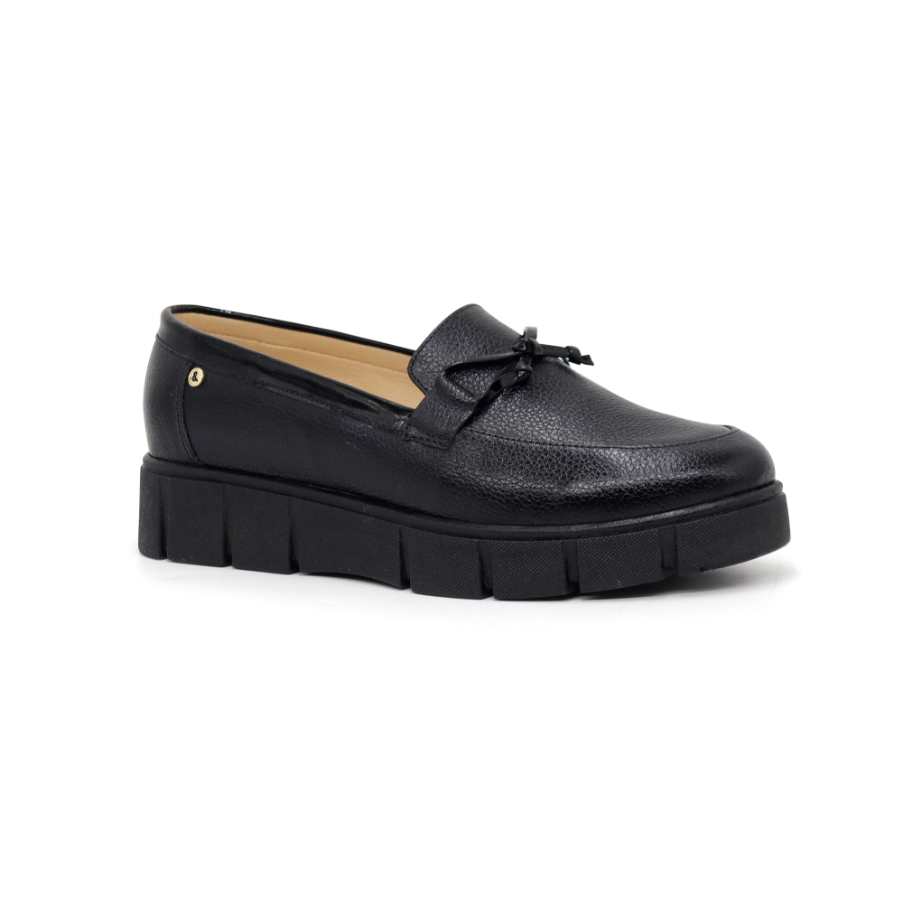 MOCASINES MUJER PAR&SS CUERO NEGRO KA24-OXPUA - 2