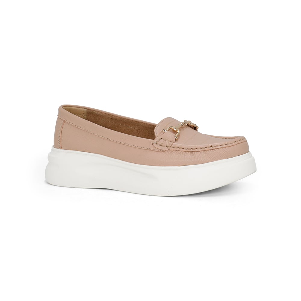 MOCASINES MUJER PAR&SS CUERO NUDE JA24-MS759 - 1