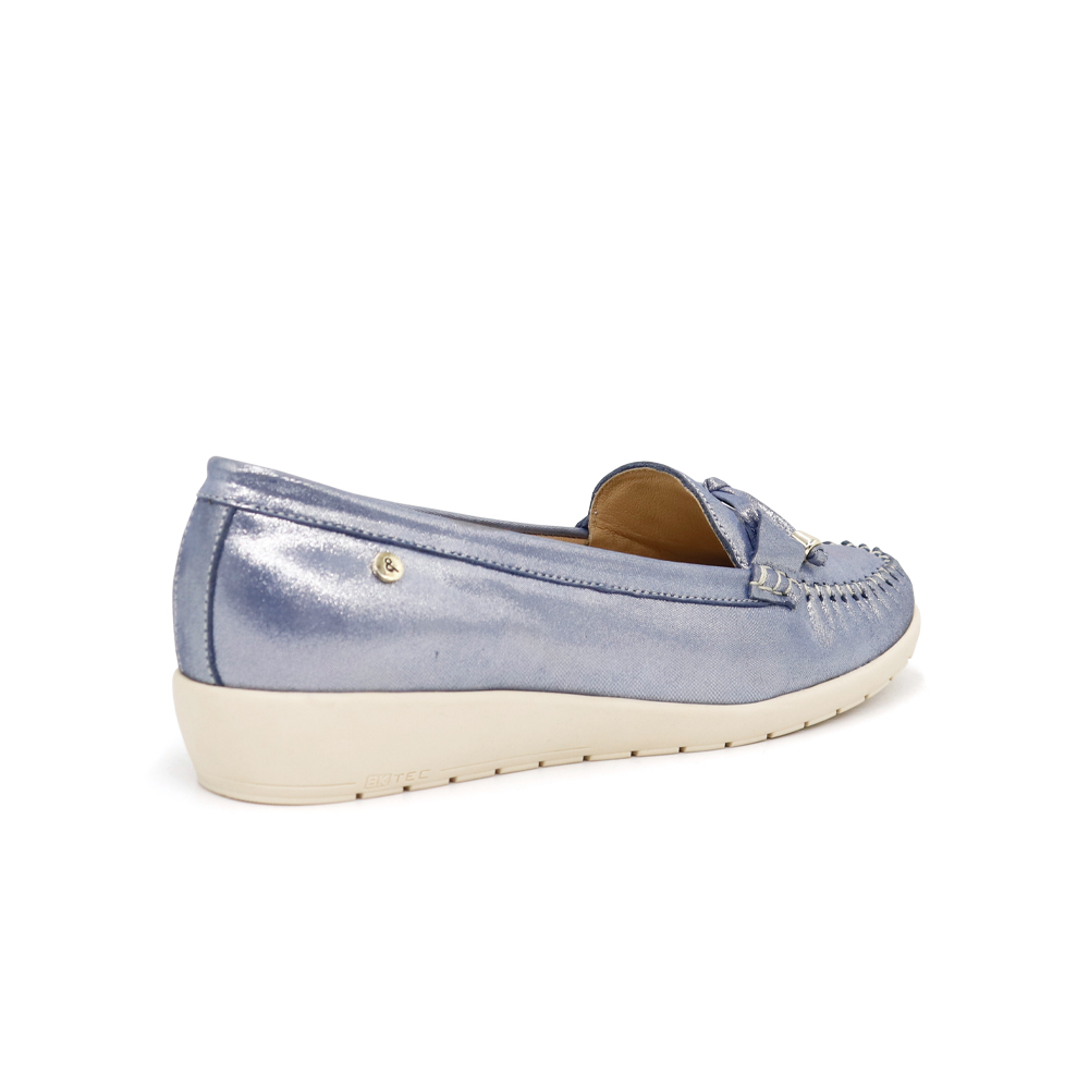 MOCASINES MUJER PAR&SS CUERO CELESTE KA23-25A - 3
