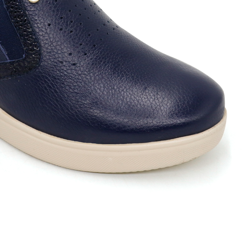 MOCASINES MUJER PAR&SS CUERO AZUL KA24 - 4