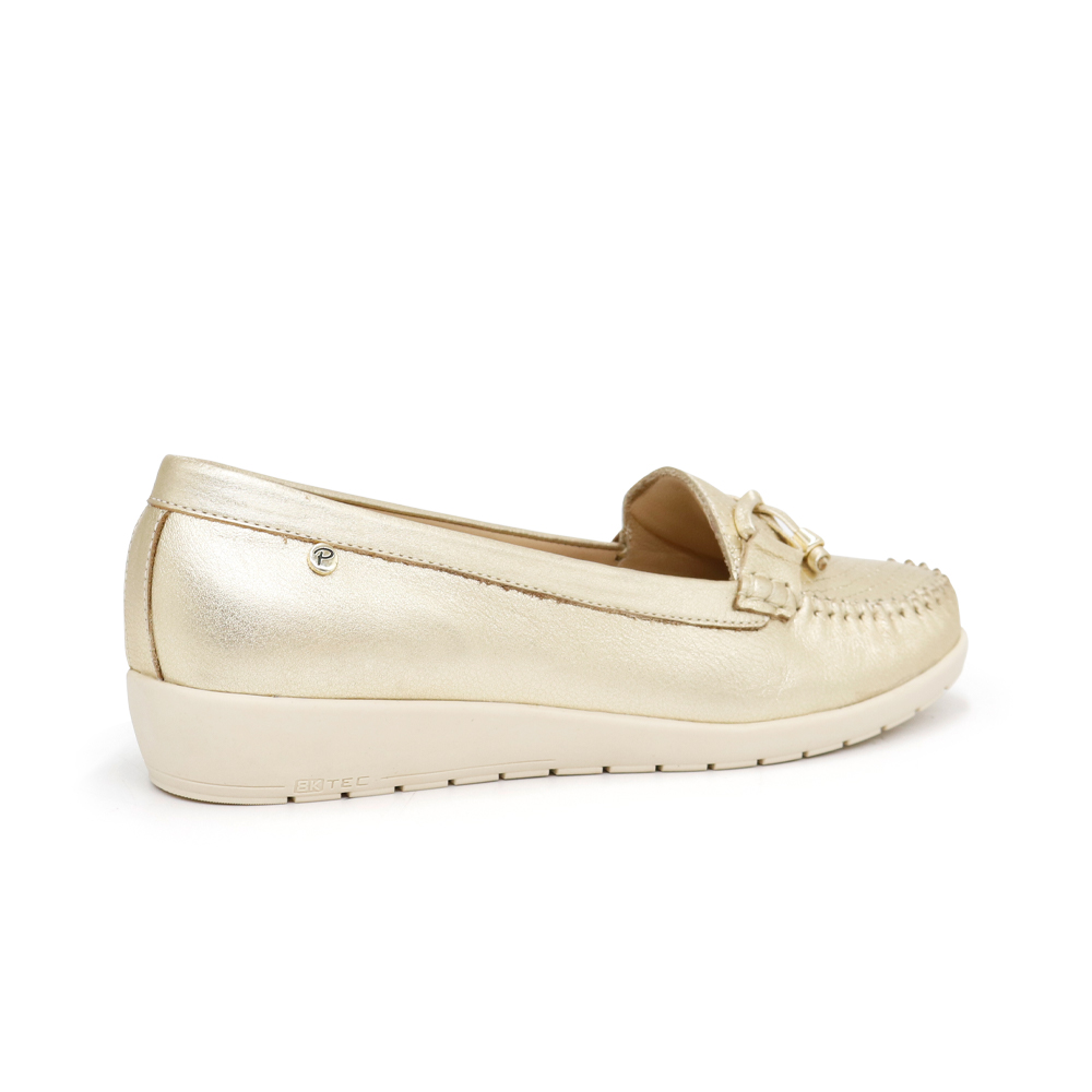 MOCASINES MUJER PAR&SS CUERO DORADO KA23-25A - 3