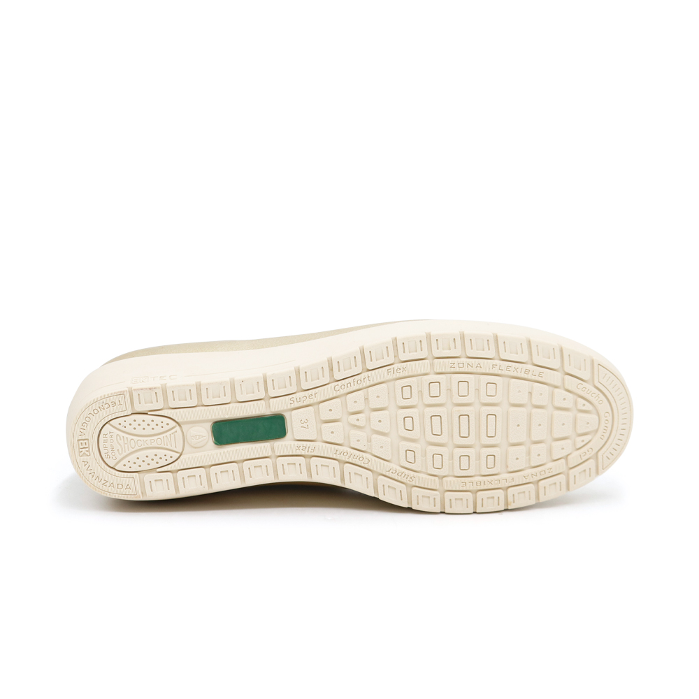 MOCASINES MUJER PAR&SS CUERO DORADO KA23-25A - 4