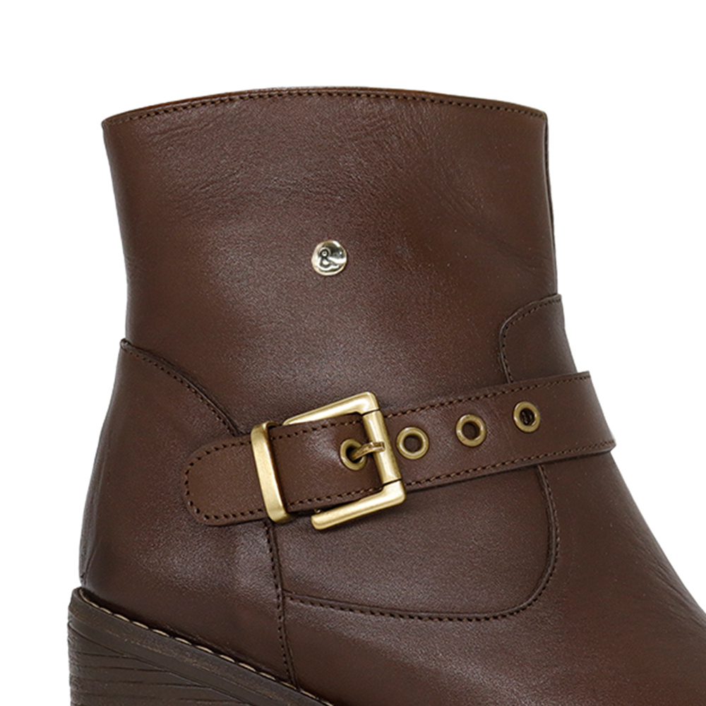 BOTINES MUJER PAR&SS CUERO CAOBA JA24-BT175 - 3