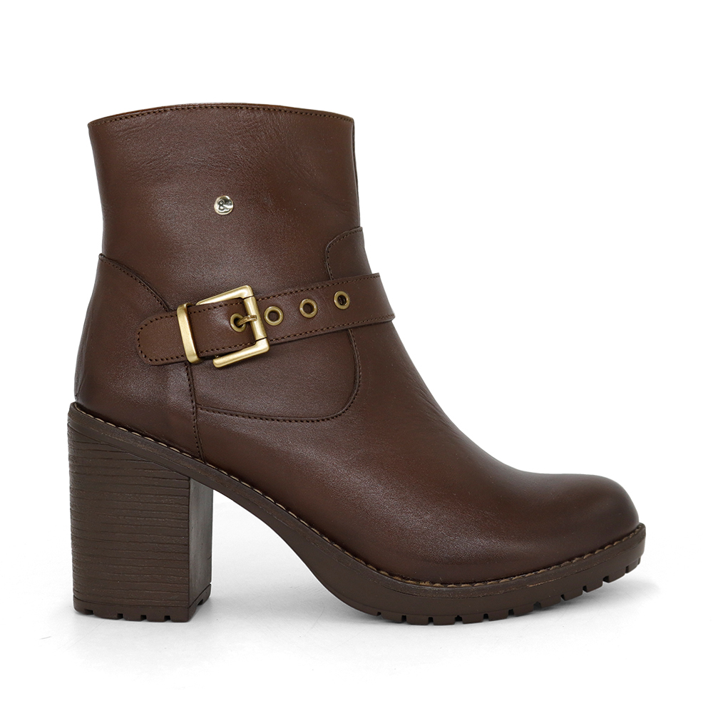 BOTINES MUJER PAR&SS CUERO CAOBA JA24-BT175 - 4