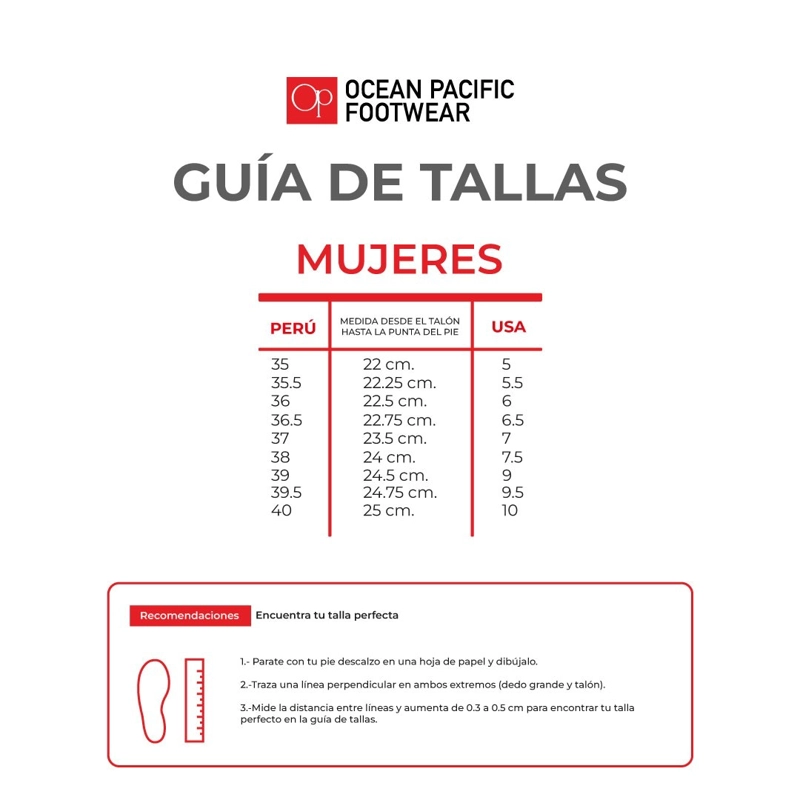 ZAPATILLAS URBANAS MUJER OCEAN PACIFIC ZOL-M24. - 5