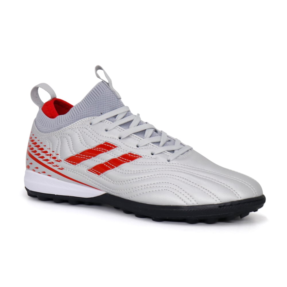 ZAPATILLAS HOMBRE PATRICK FÚTBOL PLATEADO DEPORTIVAS MICROFIBRA DYBALA/H24I2 - 1