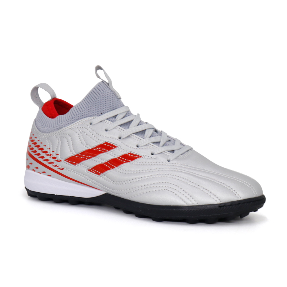 ZAPATILLAS HOMBRE PATRICK FÚTBOL PLATEADO DEPORTIVAS MICROFIBRA DYBALA/H24I2 - 1