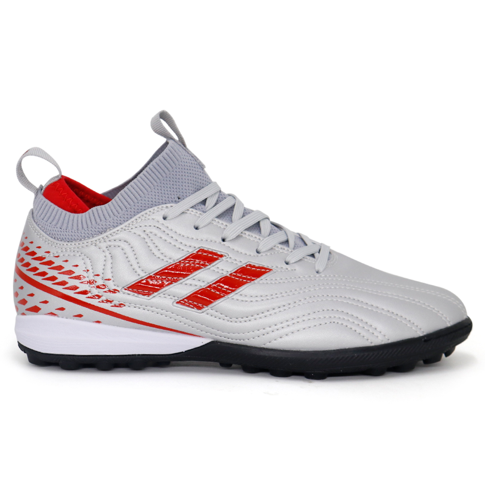 ZAPATILLAS HOMBRE PATRICK FÚTBOL PLATEADO DEPORTIVAS MICROFIBRA DYBALA/H24I2 - 2