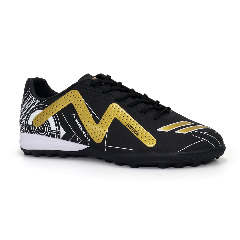 ZAPATILLAS HOMBRE PATRICK FÚTBOL NEGRO DEPORTIVAS MICROFIBRA RAPTOR/H24I2 - 1