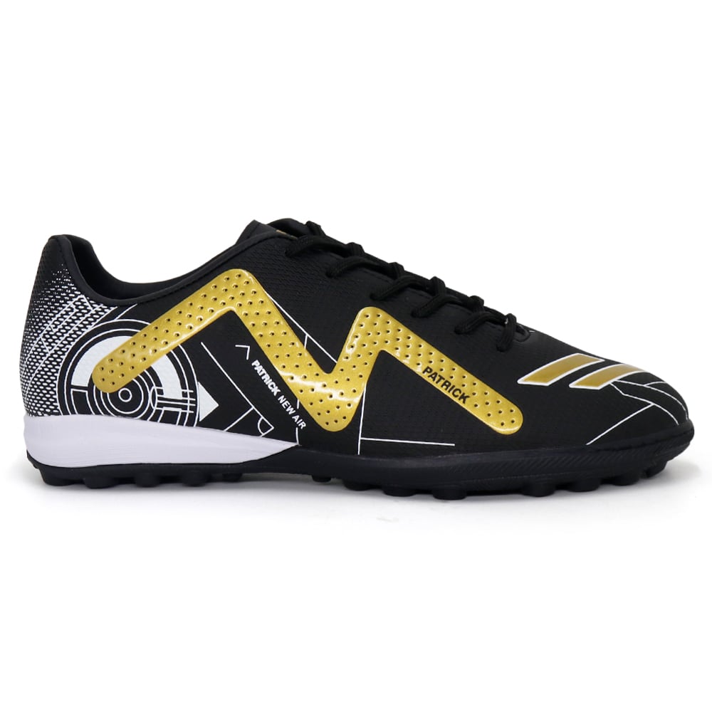 ZAPATILLAS HOMBRE PATRICK FÚTBOL NEGRO DEPORTIVAS MICROFIBRA RAPTOR/H24I2 - 2
