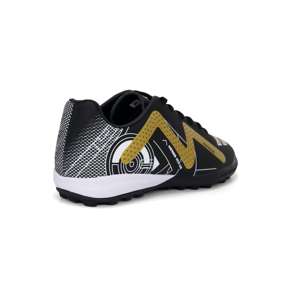ZAPATILLAS HOMBRE PATRICK FÚTBOL NEGRO DEPORTIVAS MICROFIBRA RAPTOR/H24I2 - 3