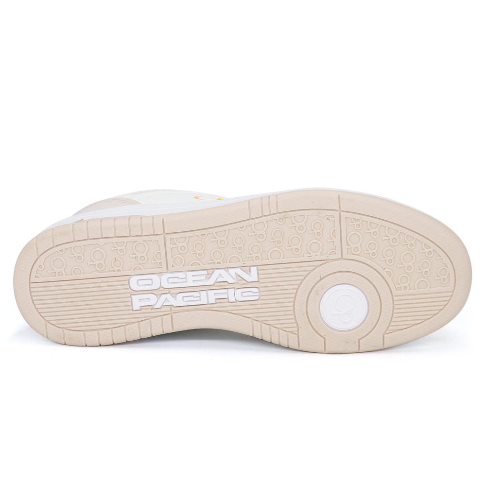 ZAPATILLAS URBANAS HOMBRE OCEAN PACIFIC BEIGE MICROFIBRA ATI-H24I2. - 4