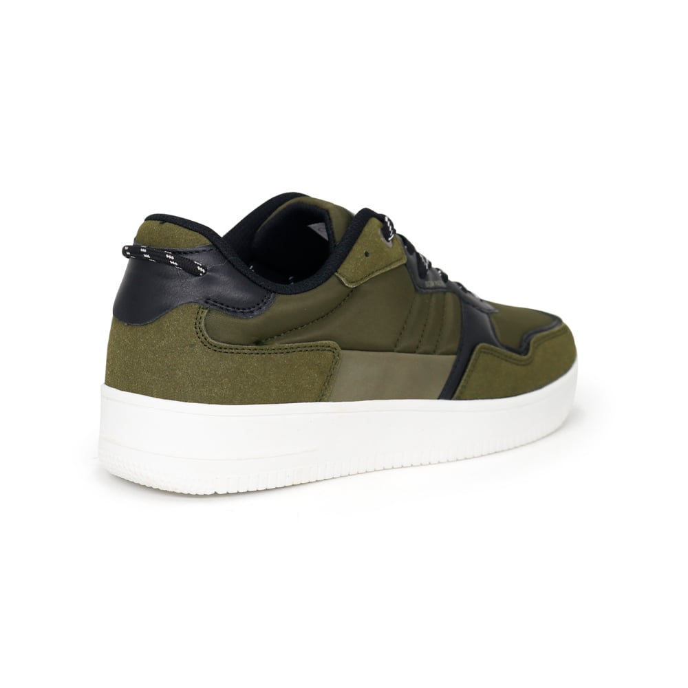 ZAPATILLAS URBANAS HOMBRE OCEAN PACIFIC OLIVA MICROFIBRA ESPAL-H24I2. - 3