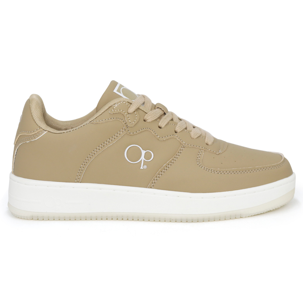 ZAPATILLAS URBANAS HOMBRE OCEAN PACIFIC BEIGE MICROFIBRA BAQUILIO-H24. - 2