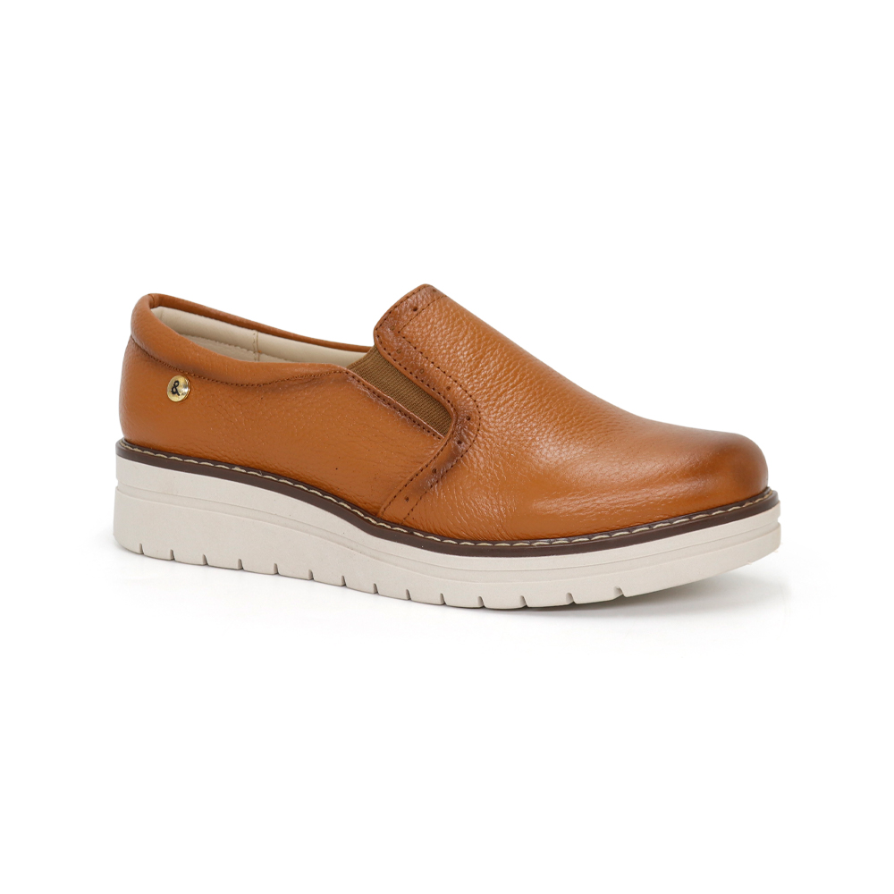 MOCASINES MUJER PAR&SS CUERO COBRE PA23-502X3 - 1