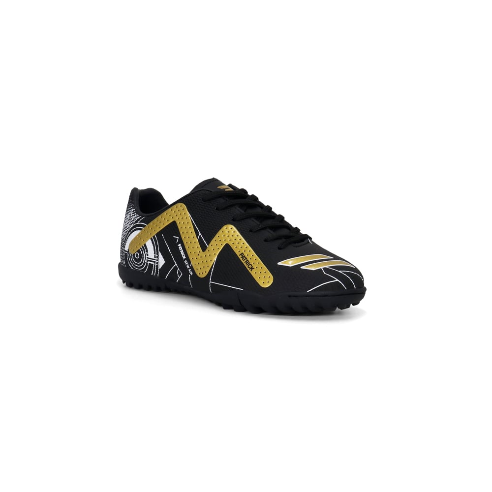 ZAPATILLAS NIÑO PATRICK FÚTBOL NEGRO DEPORTIVAS MICROFIBRA RAPTOR/N24I2 - 1