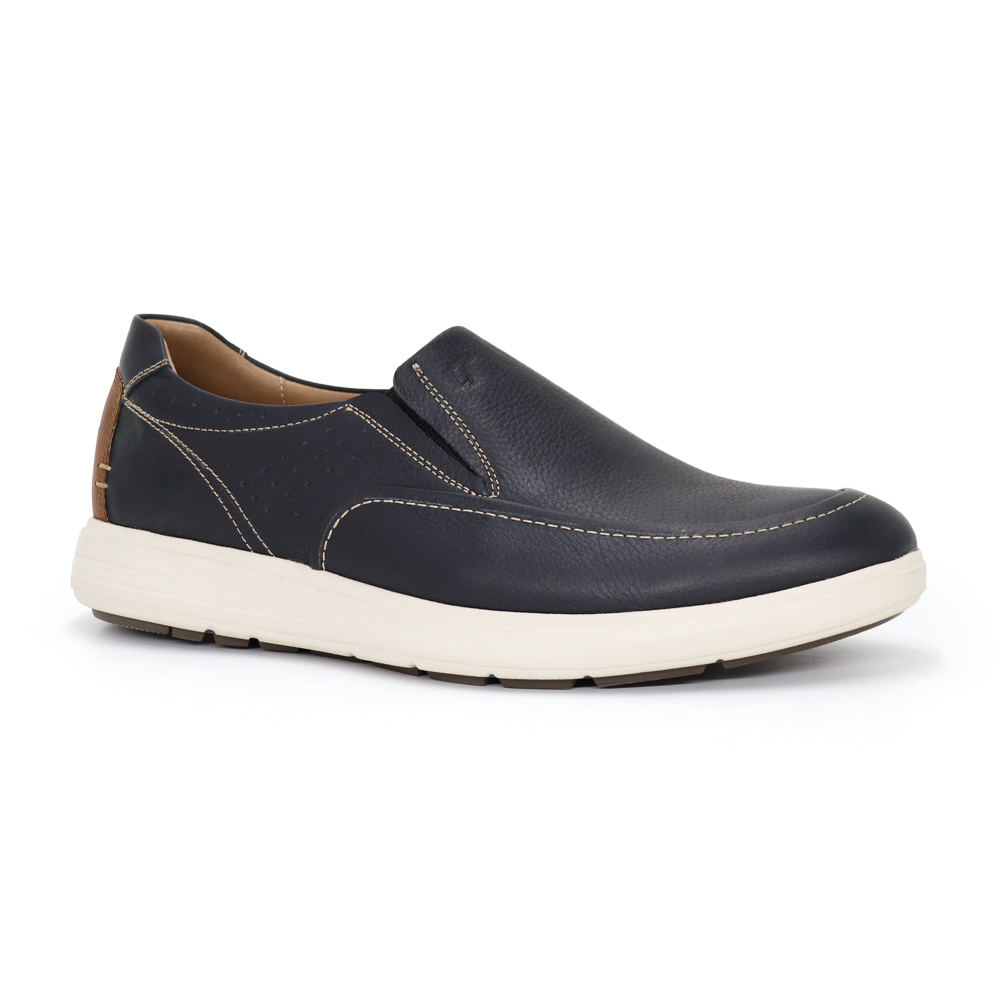 ZAPATOS CASUALES HOMBRE CONTERS CUERO NEGRO MOCASINES24-415 - 1
