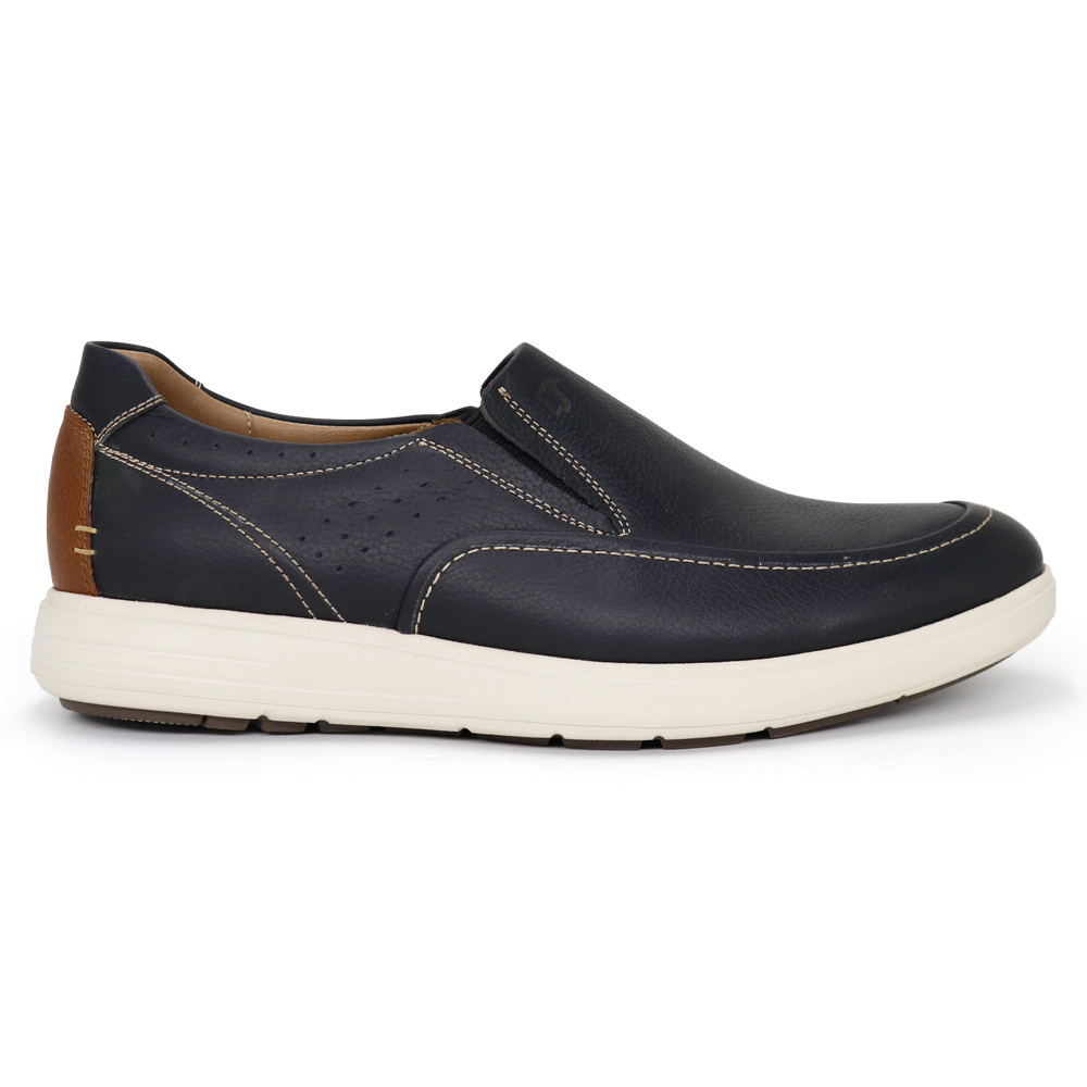 ZAPATOS CASUALES HOMBRE CONTERS CUERO NEGRO MOCASINES24-415 - 2