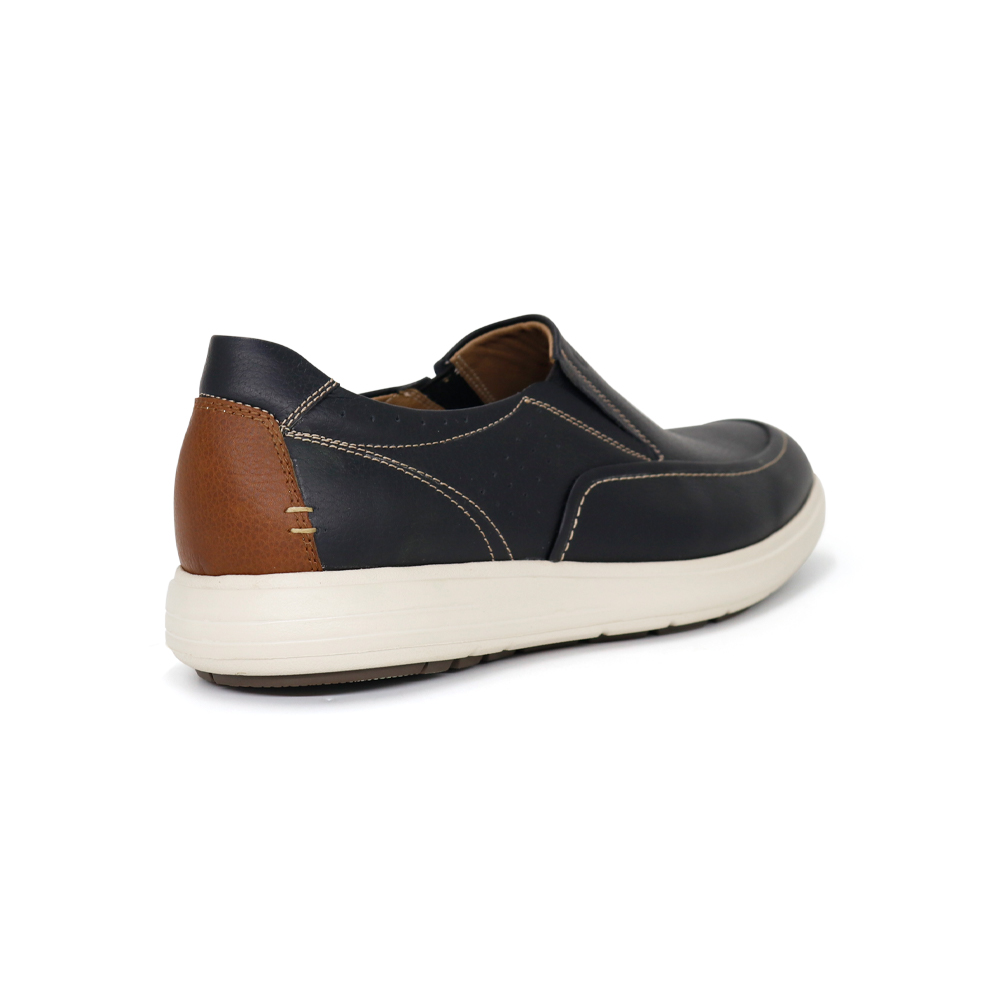 ZAPATOS CASUALES HOMBRE CONTERS CUERO NEGRO MOCASINES24-415 - 3