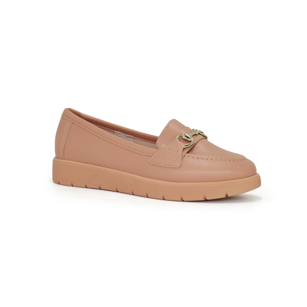 MOCASINES MUJER MOLECA NUDE 245803-101 BR - 1