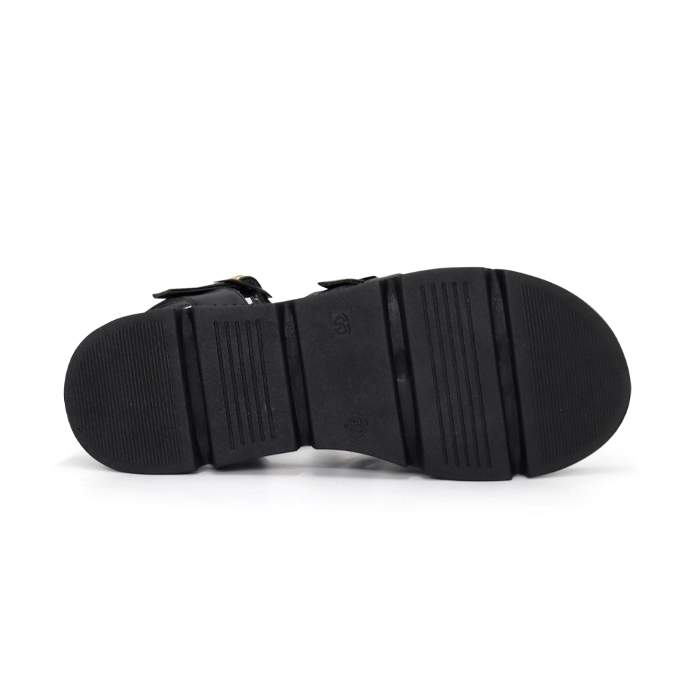SANDALIAS CASUALES MUJER ARIANA MICROFIBRA NEGRO IS24Q4-202 - 4