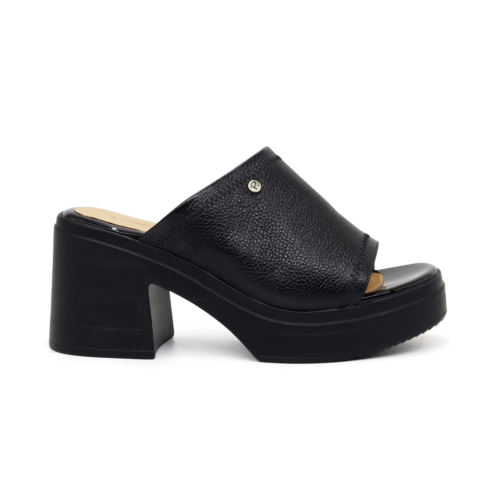 SANDALIAS CASUALES MUJER PAR&SS CUERO NEGRO KA23-0804 - 2