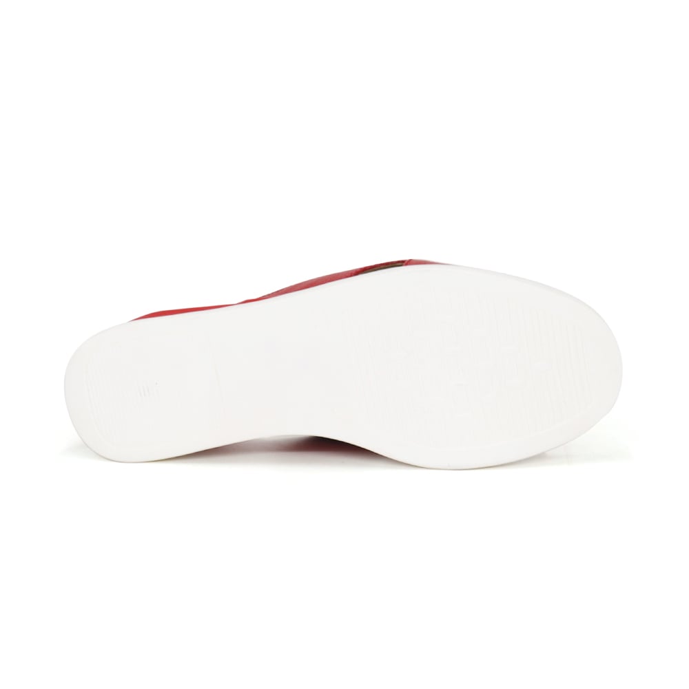 SANDALIAS CASUALES MUJER PAR&SS CUERO ROJO KA24Q4-NAIM - 4