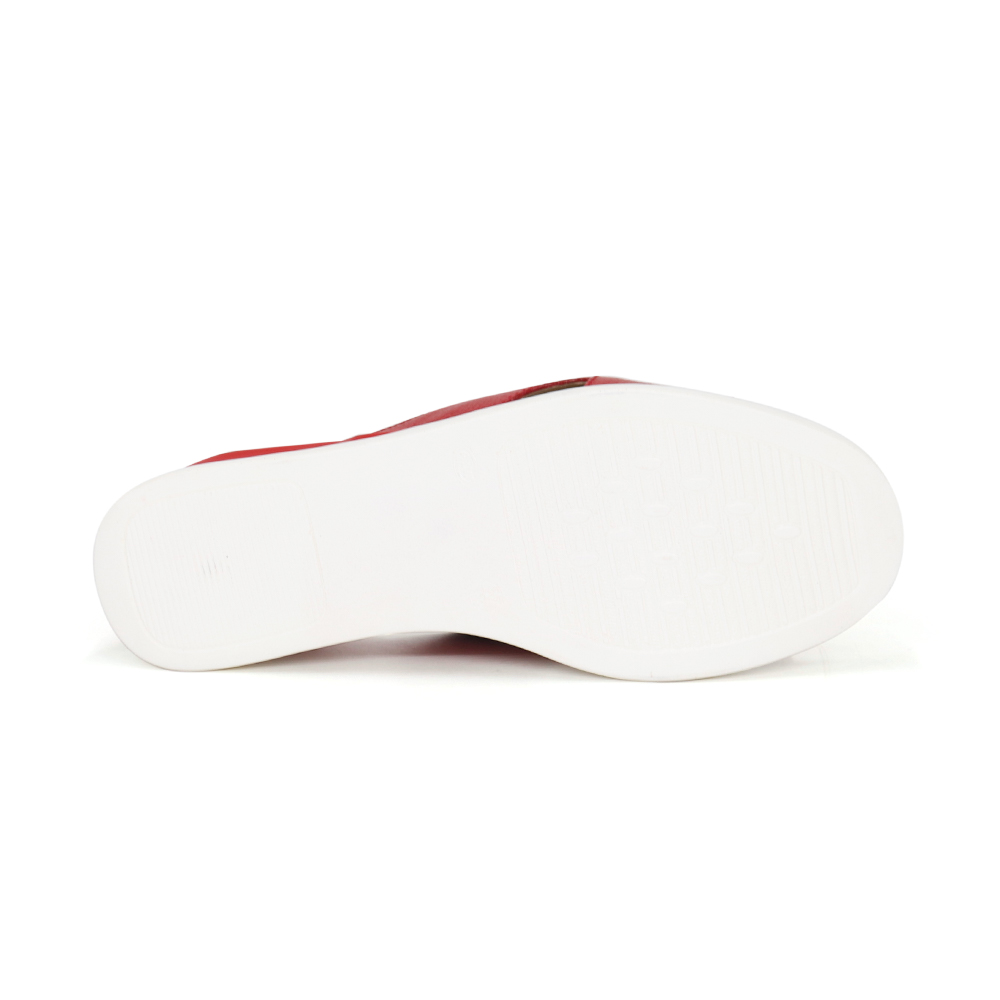 SANDALIAS CASUALES MUJER PAR&SS CUERO ROJO KA24Q4-NAIM - 4