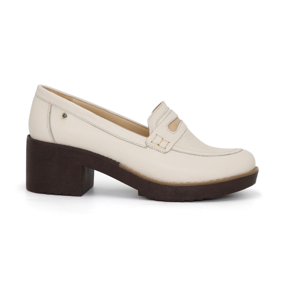 ZAPATOS CASUALES MUJER PAR&SS CUERO HUESO KA24Q4-GHALI - 2