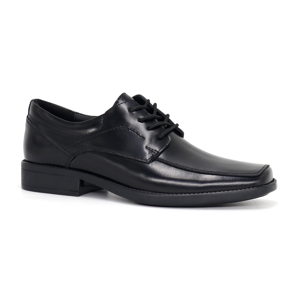 ZAPATOS ESCOLARES NIÑO CONTERS CUERO NEGRO 25Q1.PL-03. - 1